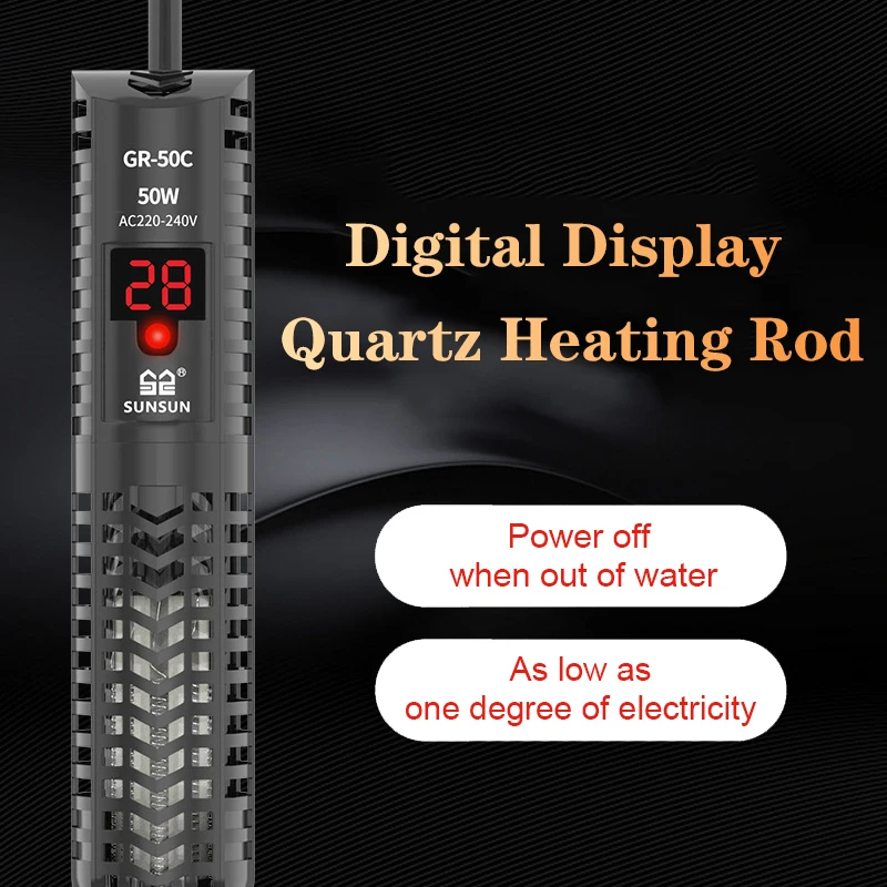 Fish Tank Heater - Akvaryum Dalgıç Isıtıcı Balık Tankı Kuvars