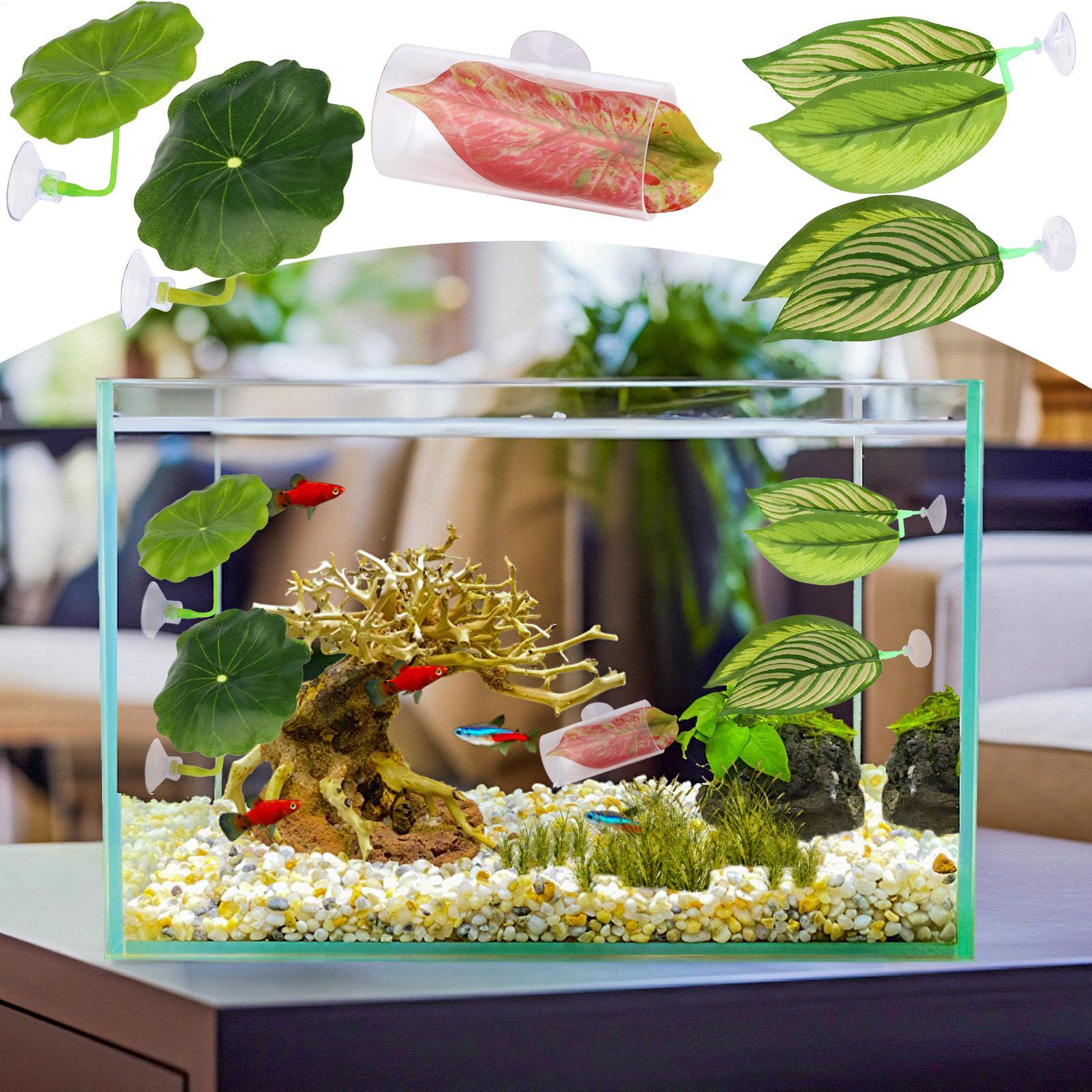 Aquarium Fish Betta - 5 Parça Ayarlanabilir Beta Yaprak Hamağı