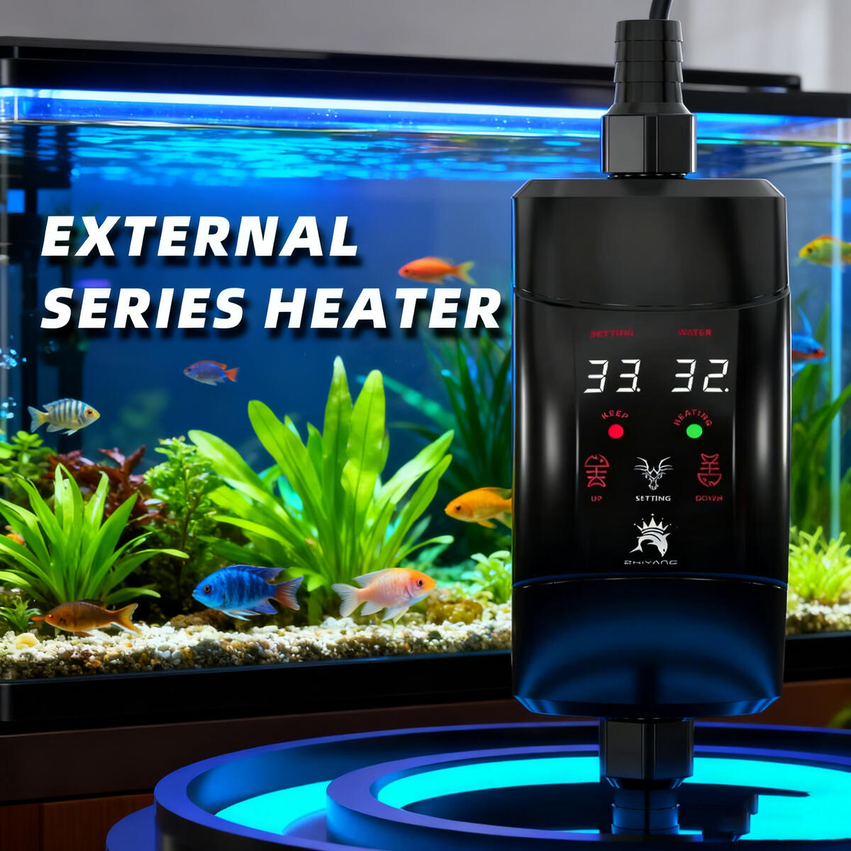 Fish Tank Heater - Harici Isıtma Çubuğu 300W -1200W Akvaryum