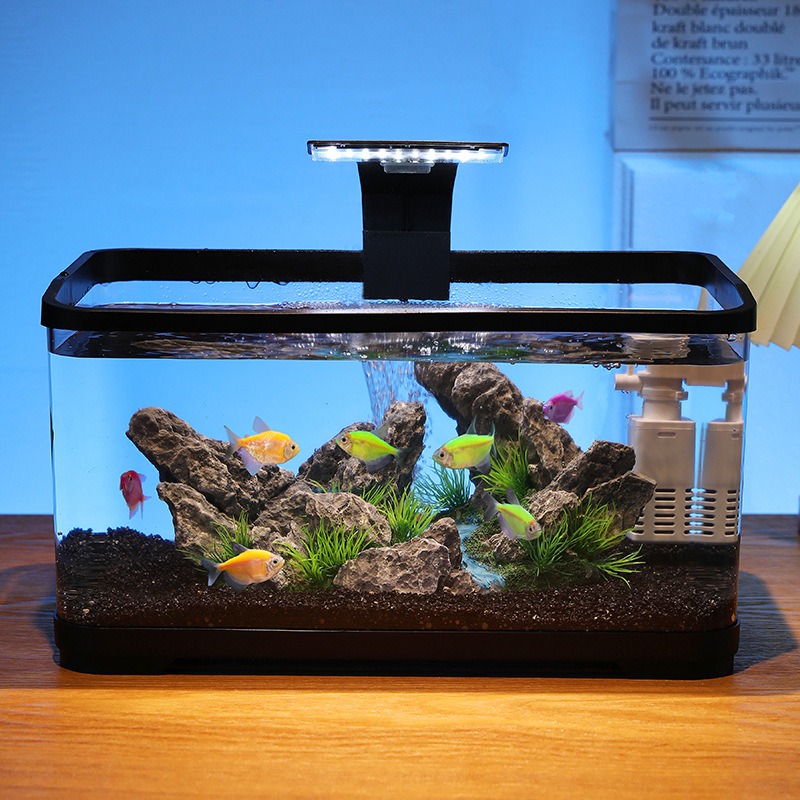 Fish Tank Filter - Masaüstü akvaryum sirkülasyon filtresi, sessiz ekolojik