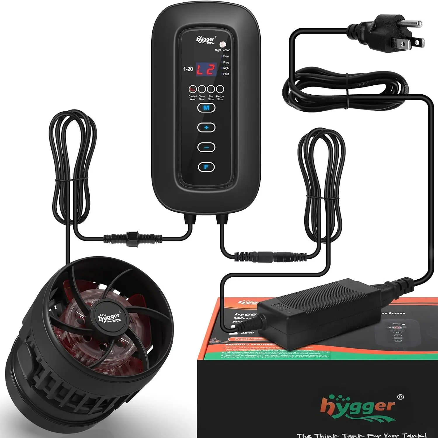 Aquarium Pump - Akvaryum İçin Güçlü DC Dalga Üreticisi,