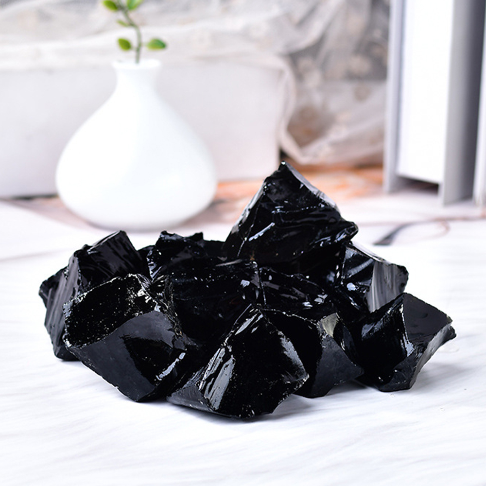 Doğal Siyah Obsidyen Ham Taşı  - Fish Tank Gravel incelemesi ve fiyatı