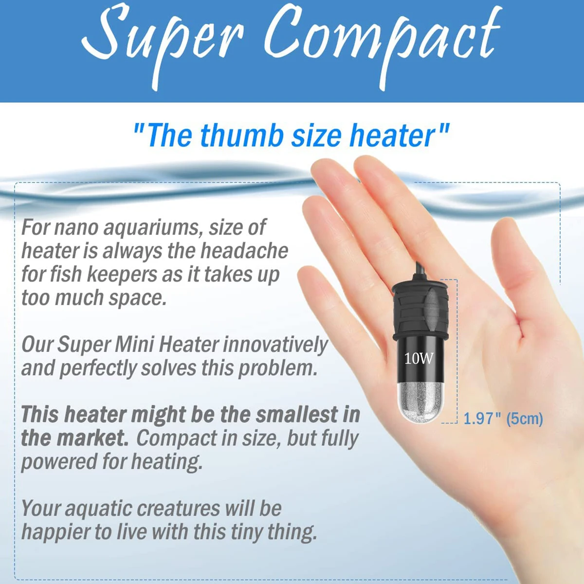 10W Ayarlanabilir Akvaryum Isı - Fish Tank Heater incelemesi ve fiyatı