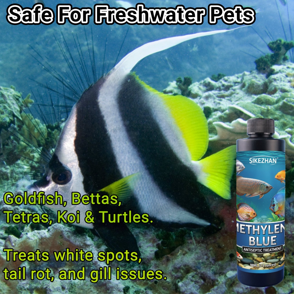 SIKEZHAN 98ml Saf Metilen Mavi - Aquarium Fish Betta incelemesi ve fiyatı