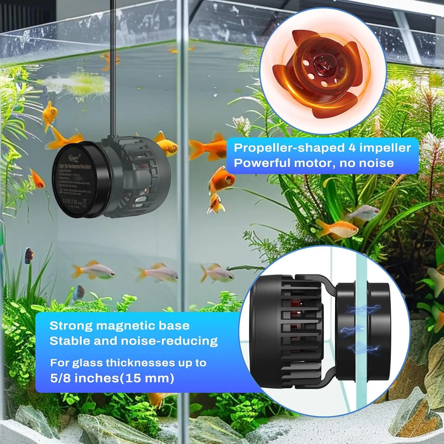 Akvaryum İçin Güçlü DC Dalga Ü - Aquarium Pump incelemesi ve fiyatı