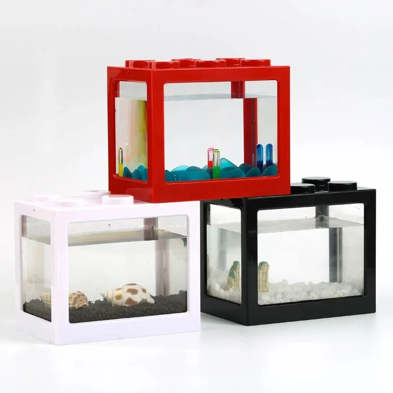 1L USB LED masaüstü Mini akvar - Betta Fish Tank incelemesi ve fiyatı