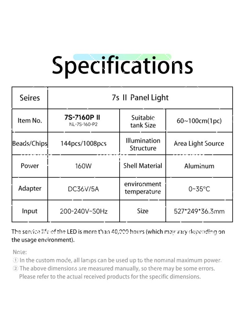 Akvaryum LED Işığı 160W RGB Ta - Aquarium Light incelemesi ve fiyatı