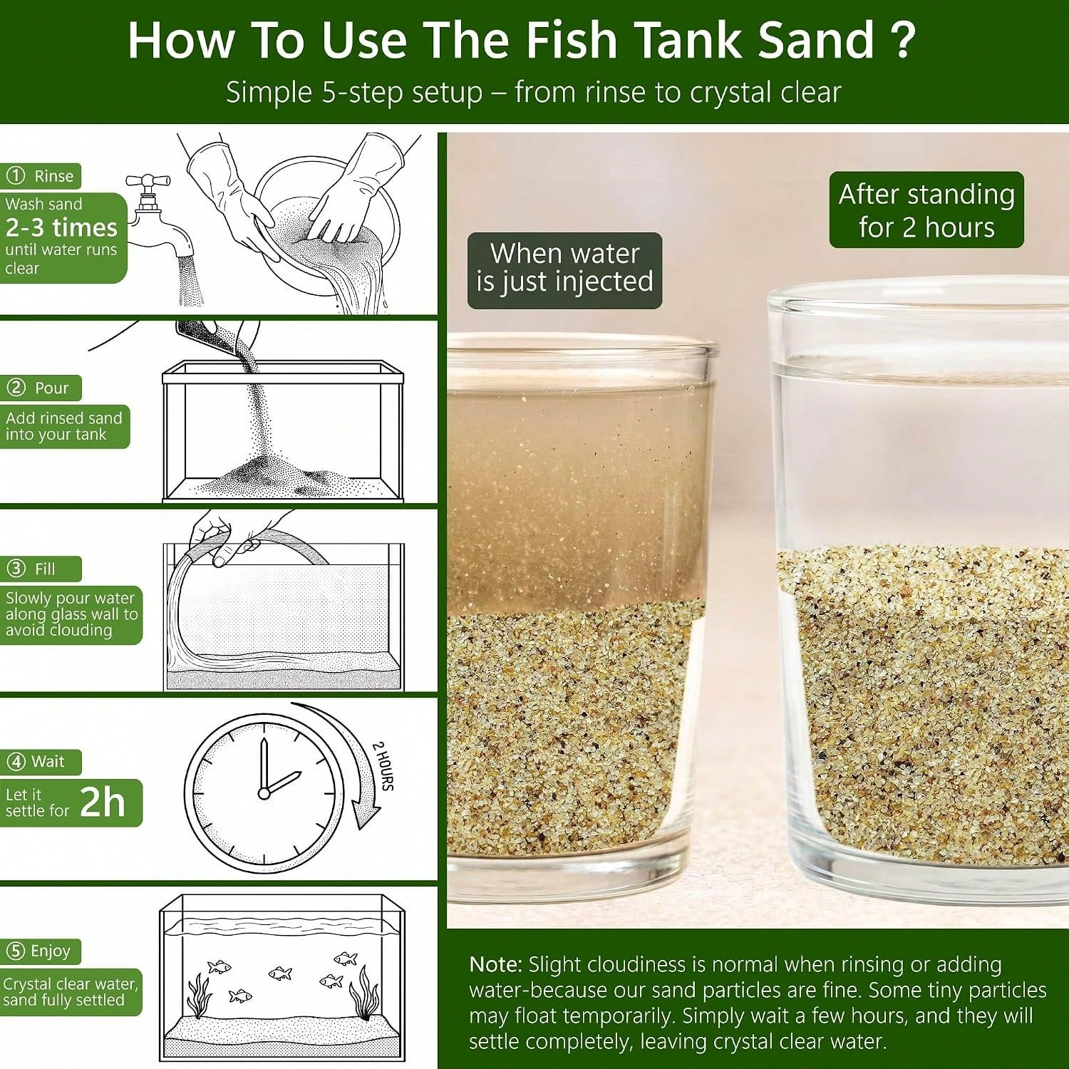 0,4-0,8 mm beyaz akvaryum kumu - Fish Tank Gravel incelemesi ve fiyatı